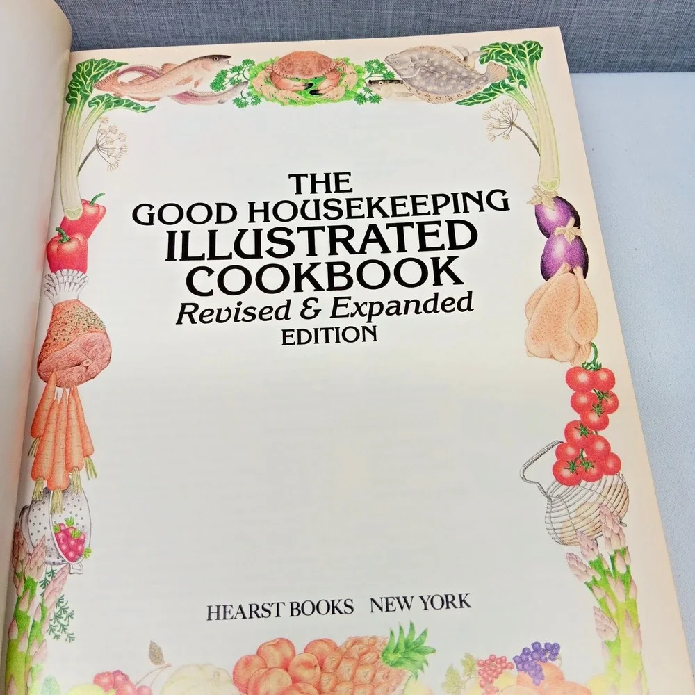 VTG 1989 Good Housekeeping Illustrated Cookbook Hardcover Recipes Desserts Meat‎